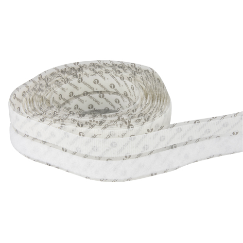 Attache, Boucle et crochet, 15' x 3/4", Adh&eacute;sif, Blanc Rideout Tool & Machine Inc.