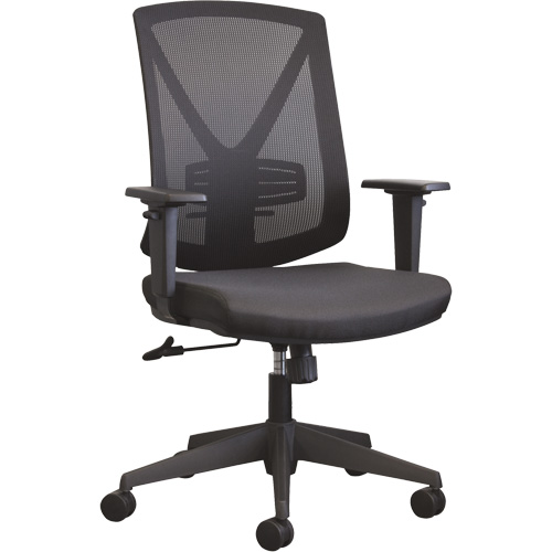 Activ A-47 Synchro Office Chair, Fabric, Black, 275 lbs. Capacity Rideout Tool & Machine Inc.
