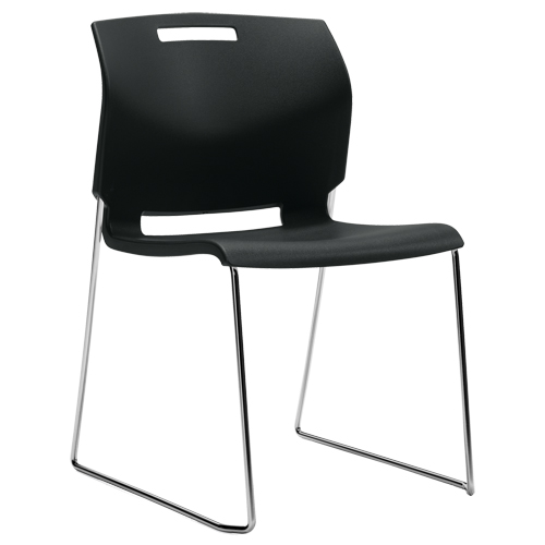 Chaise, Plastique, Hauteur 32-1/2", Capacit&eacute; 300 lb, Noir Rideout Tool & Machine Inc.
