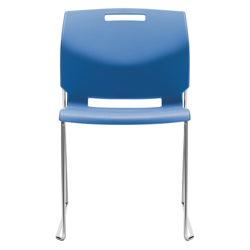 Chaise, Plastique, Hauteur 32-1/2", Capacit&eacute; 300 lb, Bleu Rideout Tool & Machine Inc.