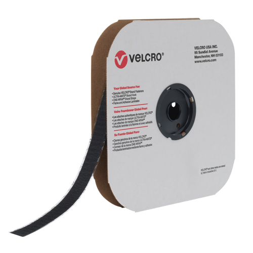 Fastener Tape, Hook, 25 yds x 1", Adhesive, White Rideout Tool & Machine Inc.