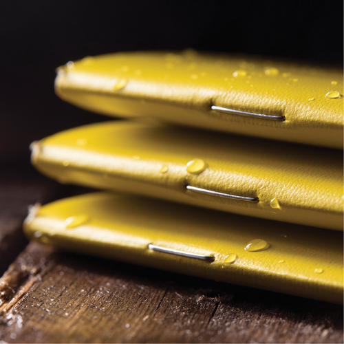 All-Weather Notebook, Soft Cover, Yellow, 48 Pages, 4-5/8" W x 7" L Rideout Tool & Machine Inc.