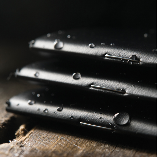 All-Weather Notebook, Soft Cover, Black, 48 Pages, 4-5/8" W x 7" L Rideout Tool & Machine Inc.