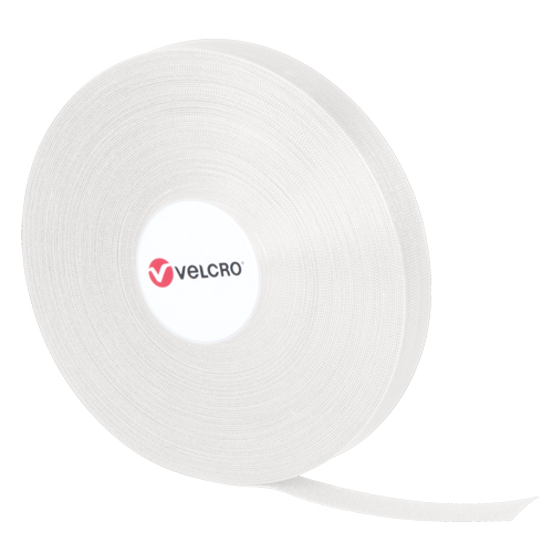 Attaches QWIK, Boucle et crochet, 25 vg x 3/4", Auto-aggripant, Blanc Rideout Tool & Machine Inc.