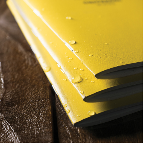 Notebook, Soft Cover, Yellow, 48 Pages, 4-5/8" W x 7" L Rideout Tool & Machine Inc.