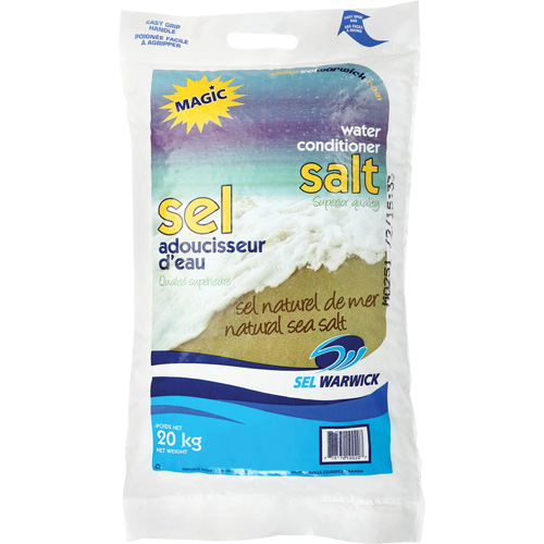 Sel adoucisseur d'eau Magic, 44,1 lb (20 kg), Sac Rideout Tool & Machine Inc.