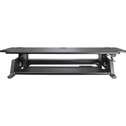 Poste de travail assis-debout Goya, Mod&egrave;le de bureau, 20" h x 42" la x 16" p, Noir Rideout Tool & Machine Inc.