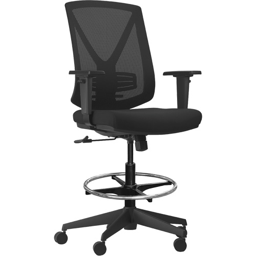 Activ Series Premium Synchro-Tilt Adjustable Chair, Fabric/Mesh, Black, 275 lbs. Capacity Rideout Tool & Machine Inc.