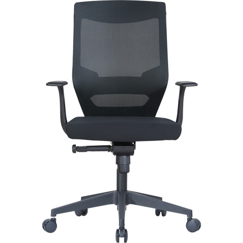 Chaise de bureau ajustable &agrave; basculement synchronis&eacute; s&eacute;rie Activ, Tissu/Mailles, Noir, Capacit&eacute; 275 lb Rideout Tool & Machine Inc.