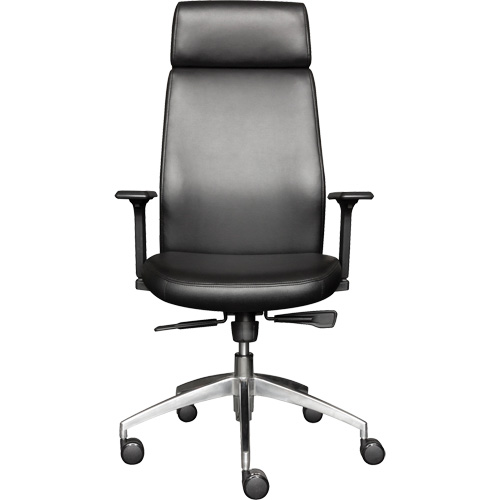 Activ Series High Back Executive Chair, Polyurethane/Vinyl, Black, 275 lbs. Capacity Rideout Tool & Machine Inc.