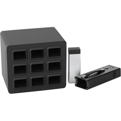 Base de poste de recharge KwikBoost EdgePower pour 9 batteries Rideout Tool & Machine Inc.