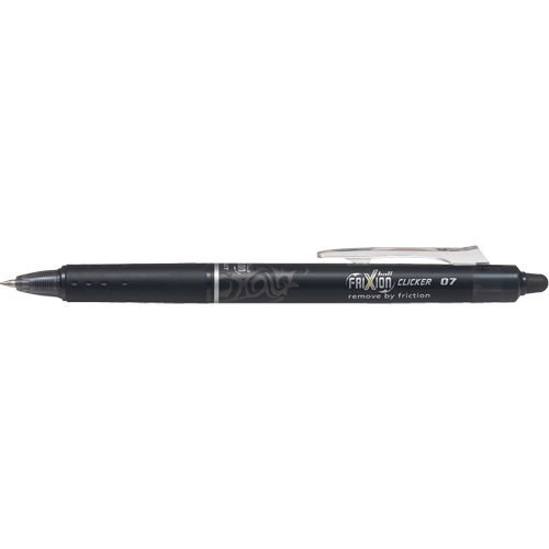 Frixion Point Clicker Pen, Black, 0.7 mm, Retractable Rideout Tool & Machine Inc.