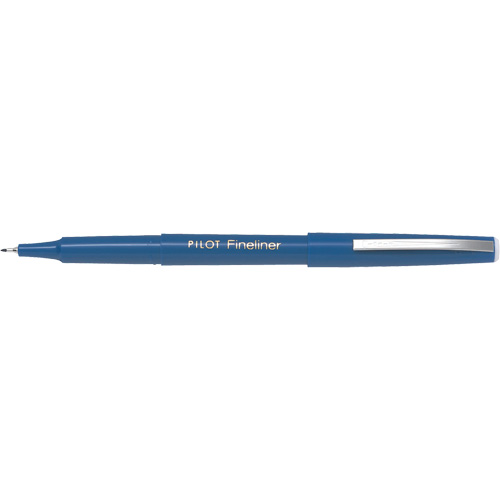Fineliner Pen, Blue, Fine Tip Rideout Tool & Machine Inc.