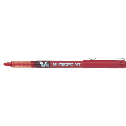 Hi-Tecpoint Pen, Red, 0.5 mm Rideout Tool & Machine Inc.