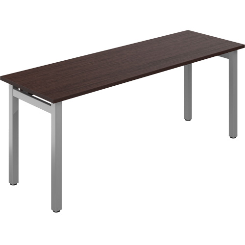 Newland Table Desk, 29-7/10" L x 72" W x 29-3/5" H, Dark Brown Rideout Tool & Machine Inc.