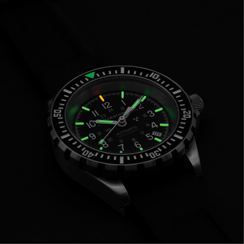 Large Diver's Automatic Watch, Digital, Battery Operated, 41 mm, Black Rideout Tool & Machine Inc.