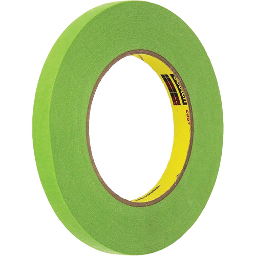 Scotch&reg; Performance Masking Tape 233+, 12 mm (1/2") x 55 m (180'), Green Rideout Tool & Machine Inc.