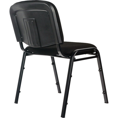 Stacking Chairs, Fabric, 32" High, 250 lbs. Capacity, Black Rideout Tool & Machine Inc.