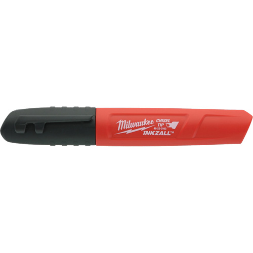 Inkzall Permanent Marker, Chisel, Black Rideout Tool & Machine Inc.