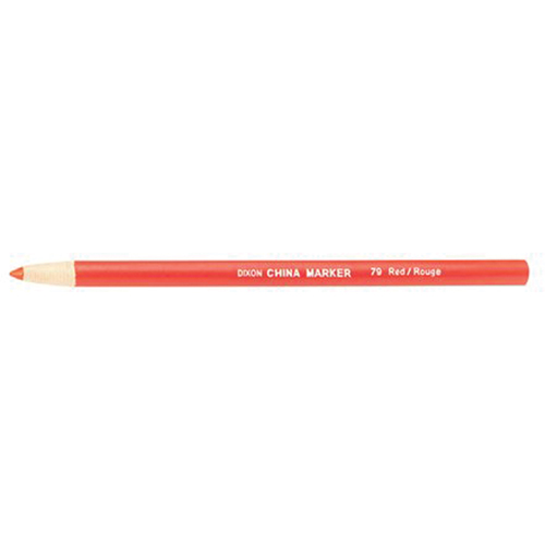Marqueur gras Dixon rouge, Rouge Rideout Tool & Machine Inc.