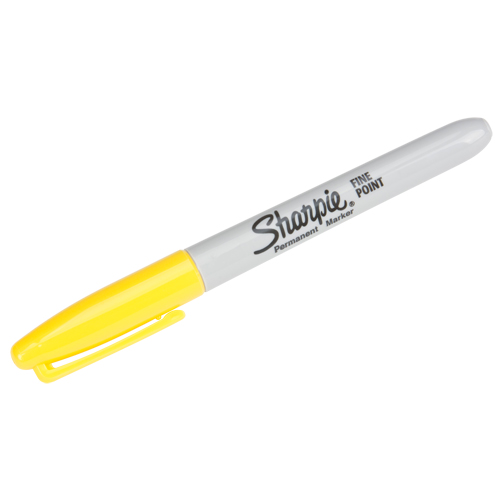 Permanent Markers - #15, Fine, Yellow Rideout Tool & Machine Inc.