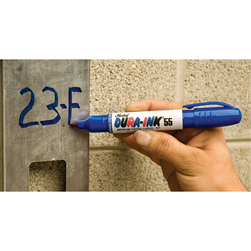 Dura-Ink&reg; Marker #55, Chisel, Red Rideout Tool & Machine Inc.