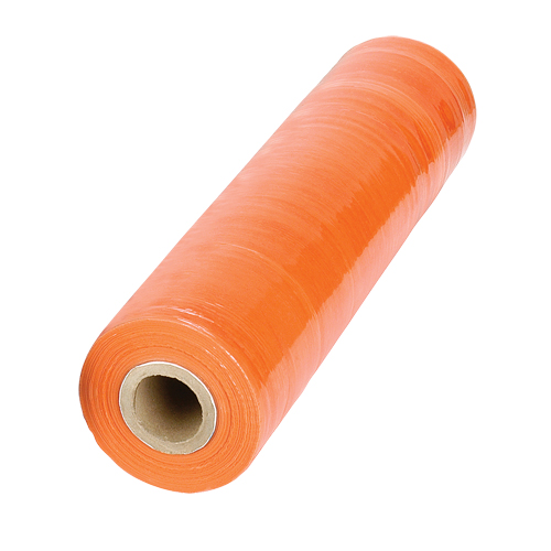 Stretch Wrap, 80 Gauge (20.3 micrometers), 18" x 1000', Orange Rideout Tool & Machine Inc.
