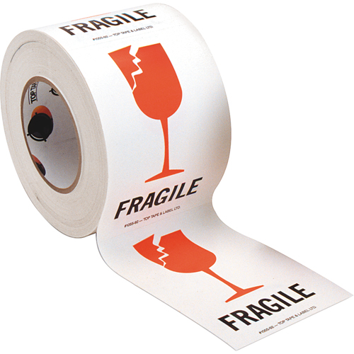 "Fragile" Special Handling Labels, 6" L x 4" W, Red on White Rideout Tool & Machine Inc.