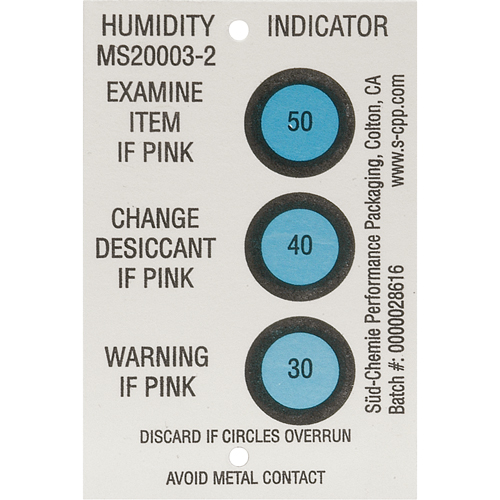 Humidity Indicators Rideout Tool & Machine Inc.