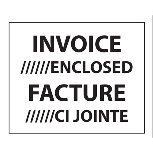 Packing List Envelopes, 4" L x 5" W, Backloading Style Rideout Tool & Machine Inc.