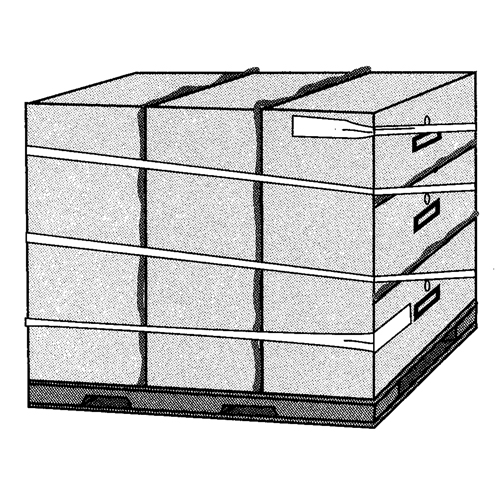 Ruban extensible, &eacute;paisseur 5 mils, 38,1 mm (1-1/2") x 55 m (180')  Rideout Tool & Machine Inc.