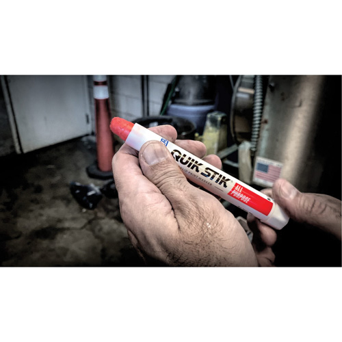 Quik Stik&reg; Twist-Up Paint Markers, Solid Stick, White Rideout Tool & Machine Inc.