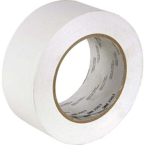 3903 Vinyl Duct Tape, 50 mm (2") W x 45.5 m (149.25') L, 6.3 mils, White Rideout Tool & Machine Inc.