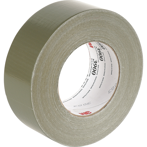 3900 Multi-Purpose Duct Tape, 8 mils, Olive, 48 mm (2") x 55 m (180') Rideout Tool & Machine Inc.