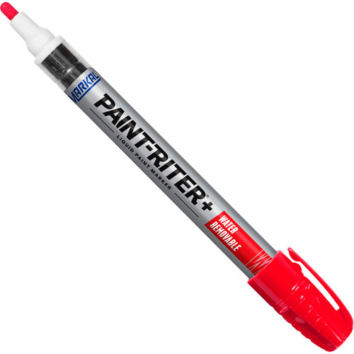 Paint-Riter&reg;+ Water Removable Paint Marker, Liquid, Red Rideout Tool & Machine Inc.