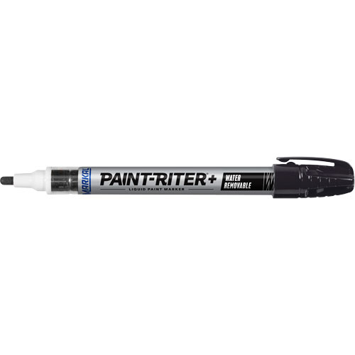 Paint-Riter&reg;+ Water Removable Paint Marker, Liquid, Black Rideout Tool & Machine Inc.