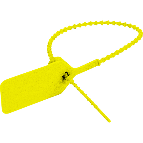 Scell&eacute; de s&eacute;curit&eacute; emboss&eacute; Pull-Tite II – Sealed Do Not Remove, 9", Plastique, Pousser et tirer Rideout Tool & Machine Inc.