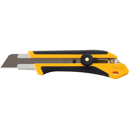 Couteau, 25 mm, Acier au carbone, Robuste, Prise en Fibre de verre Rideout Tool & Machine Inc.