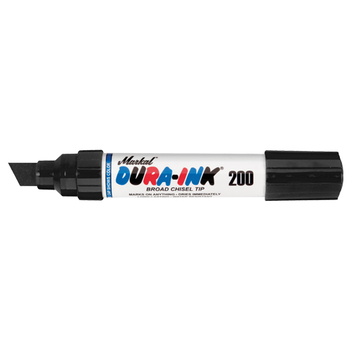 Dura-Ink&reg; - #200 Marker, Chisel, Black Rideout Tool & Machine Inc.