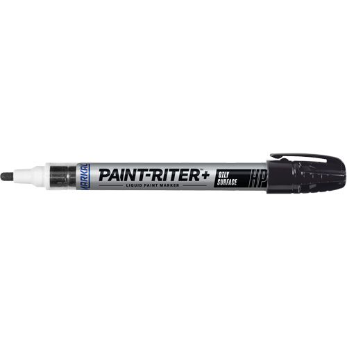 Marqueur pour surfaces huileuses Paint-Riter +, Liquide, Noir Rideout Tool & Machine Inc.