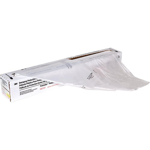 Overspray Protective Sheeting, 400' L x 12' W, Plastic Rideout Tool & Machine Inc.