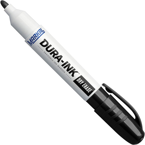 Dura-Ink&reg; Dry Erase Ink Markers, Black, Bullet Tip Rideout Tool & Machine Inc.