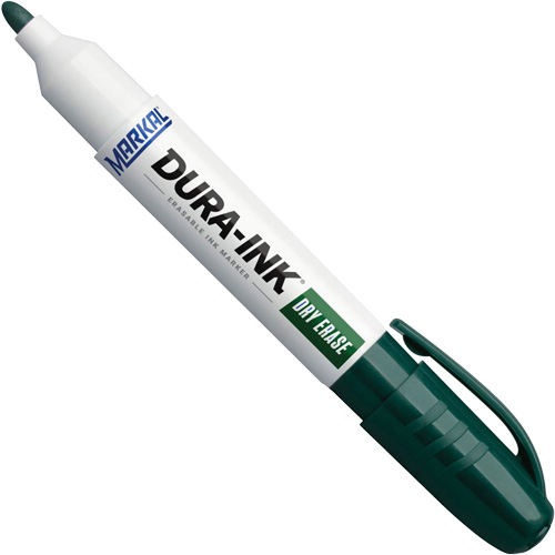 Dura-Ink&reg; Dry Erase Ink Markers, Green, Bullet Tip Rideout Tool & Machine Inc.
