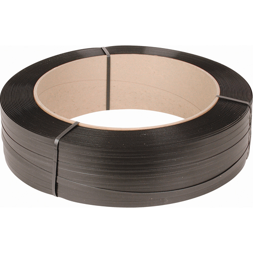 Strapping, Polypropylene, 1/2" W x 7200' L, Black, Machine Grade Rideout Tool & Machine Inc.