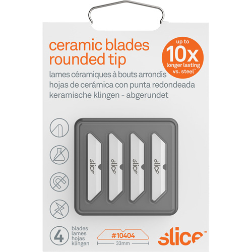 Lames &agrave; pointes arrondies de rechange pour couteaux polyvalents, Style Simple Rideout Tool & Machine Inc.