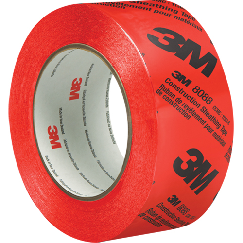 Construction Sheathing Tape 8088, 60 mm (2-3/8") x 66 m (216'), Red Rideout Tool & Machine Inc.