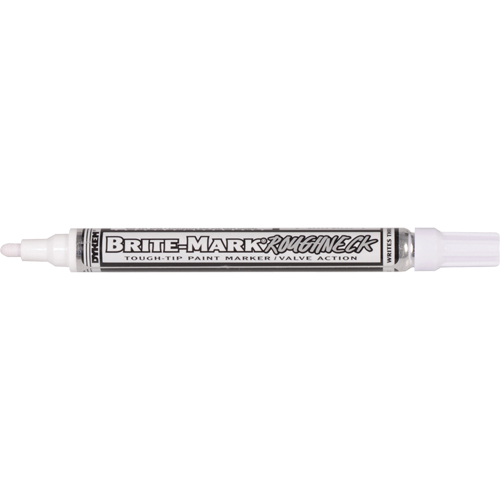 Brite-Mark&reg; RoughNeck Marker, Liquid, White Rideout Tool & Machine Inc.