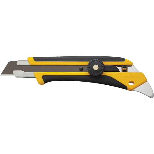 Couteau utilitaire robuste avec verrou &agrave; loquet, 18 mm Rideout Tool & Machine Inc.