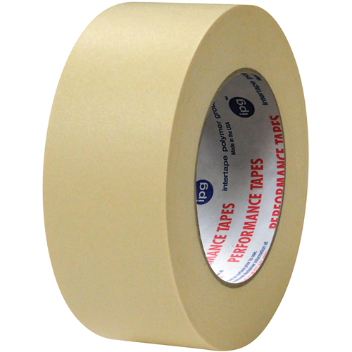 High Temp Premium Paper Masking Tapes, 48 mm (2") x 55 m (180'), Beige Rideout Tool & Machine Inc.