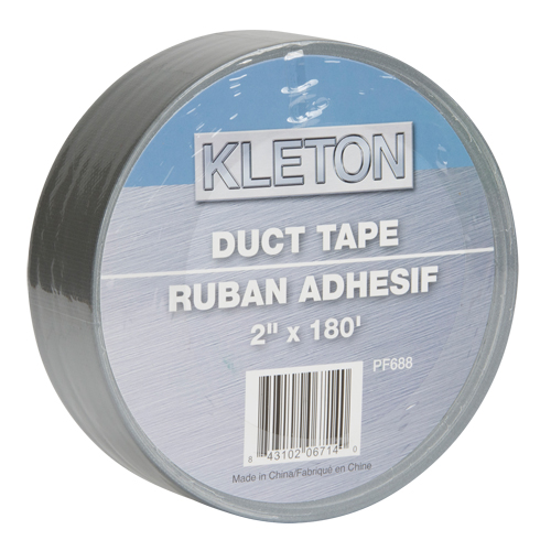 Utility Grade Duct Tape, 9 mils, Silver, 50 mm (2") x 55 m (180') Rideout Tool & Machine Inc.